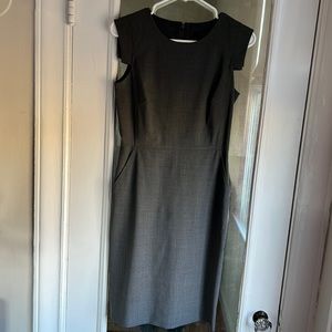 Jcrew “resume” dress slate grey